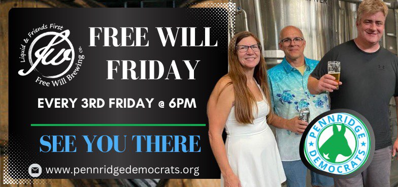 Free Will Friday - Every third Friday from 6:00-9:00
